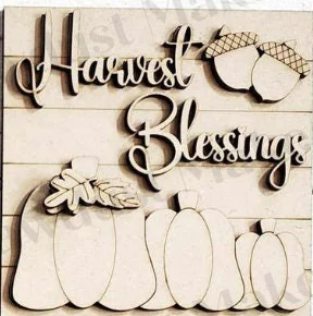 Harvest Blessings 6x6 sq