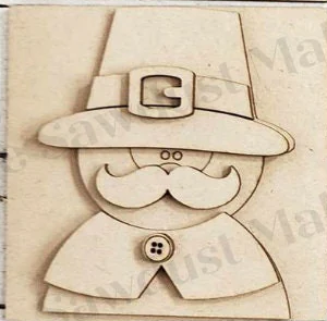 Pilgrim Man 6x6 sq