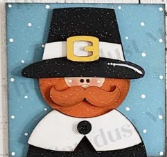 Pilgrim Man 6x6 sq