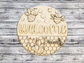 DIY Bees Welcome Friends Door Hanger - Unfinished