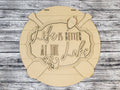 DIY Life is Better at the Lake Door Hanger - Unfinished