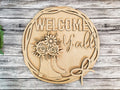 DIY Welcome Y'all Boots Door Hanger - Unfinished
