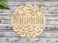 DIY Welcome Bats Door Hanger - Unfinished