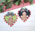 Gingerbread Heart Ornament - Wood Only Unfinished