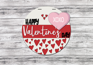 Happy Valentines Day Candy Heart - Finished