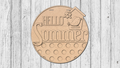 DIY Hello Summer Birdhouse Door Hanger - Unfinished