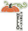 Hello Pumpkin Door Corner - Finished
