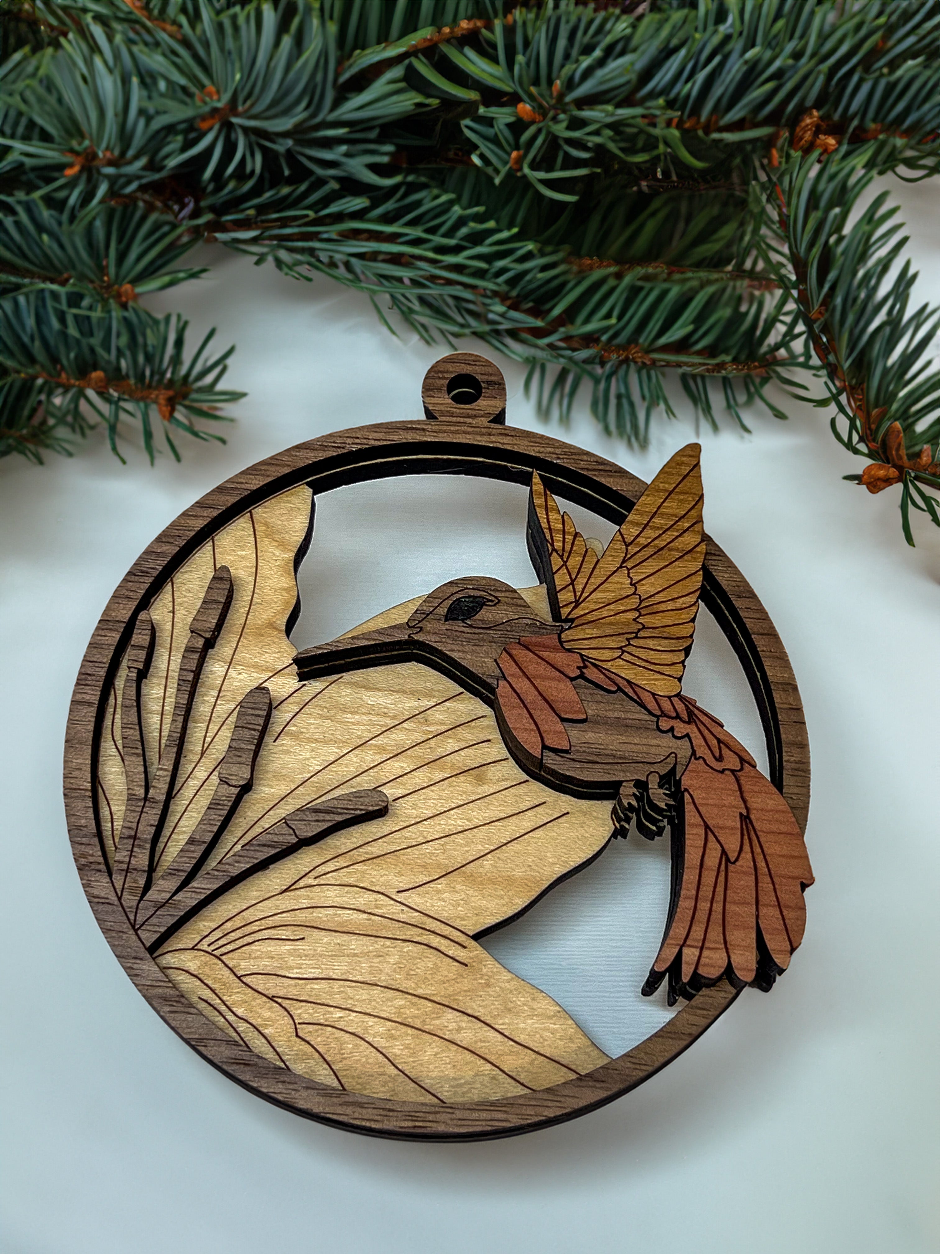Handcrafted Hummingbird Ornament – A Touch of Grace for Your Home