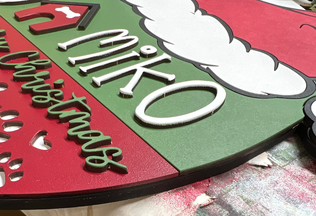 Remy & Miko Holiday Sign