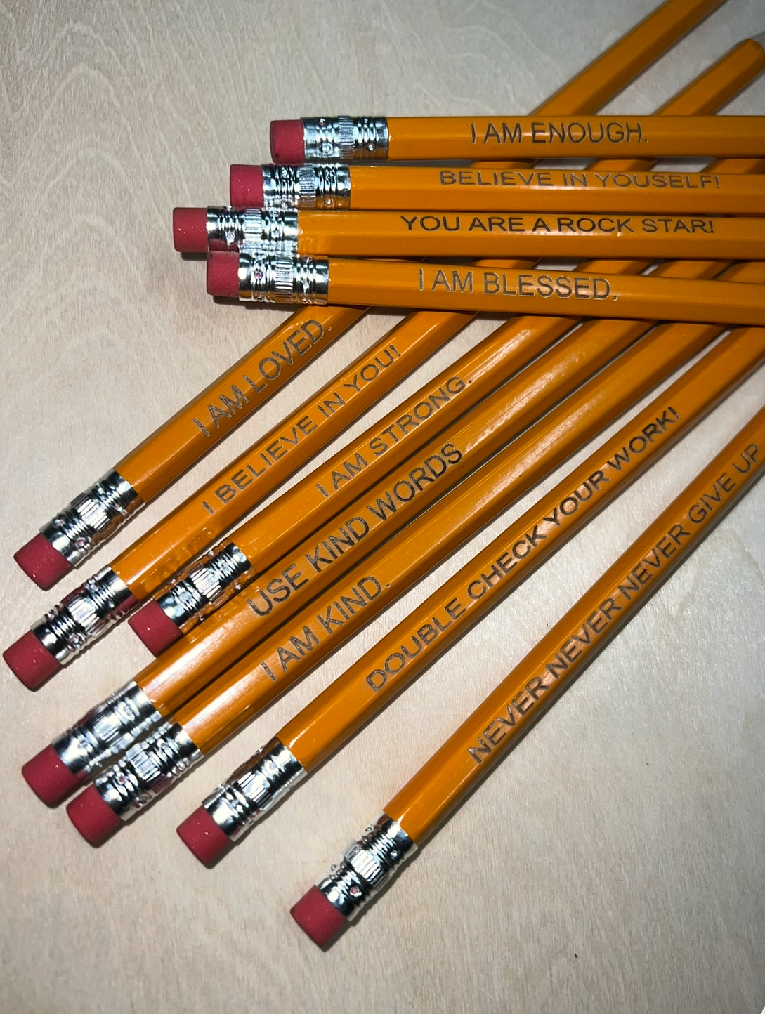 Personalized Pencils Set of 12