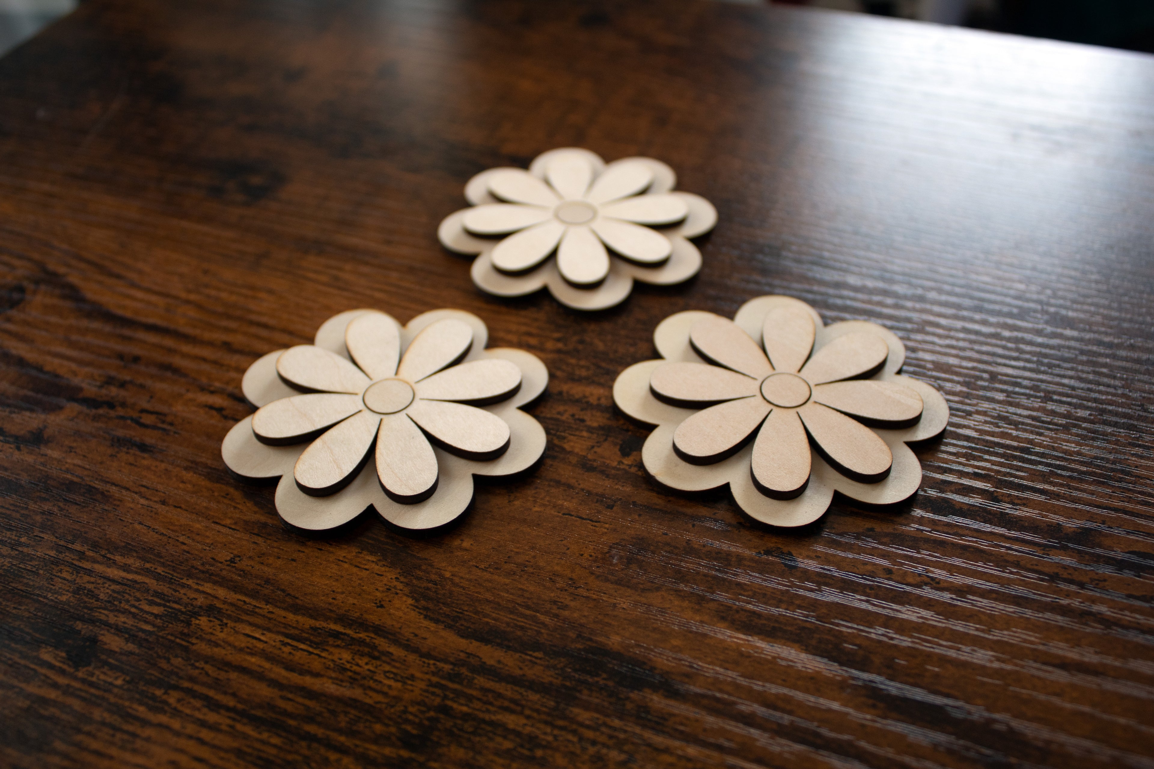 Wood Shapes "Daisies"