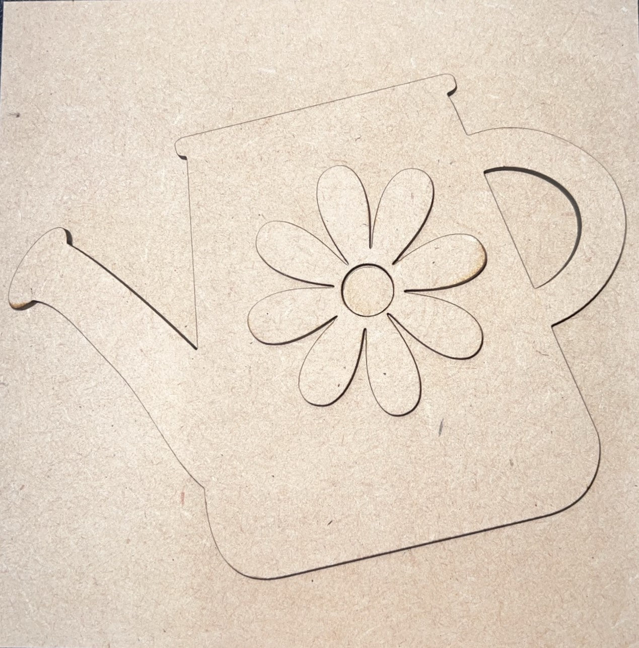 DIY 6"X6" Daisy Watering Can Sign