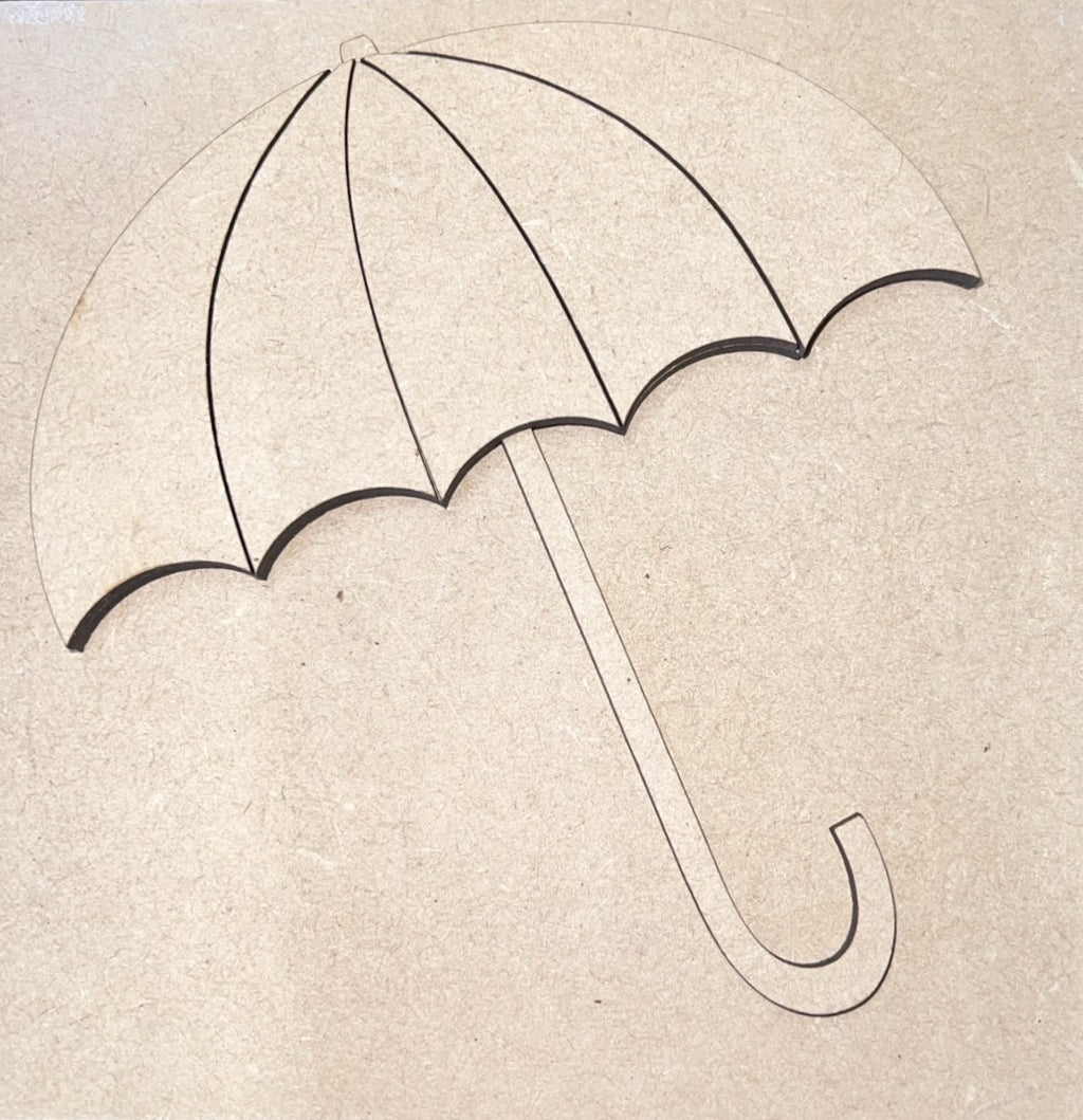 DIY 6"X6" Umbrella Sign