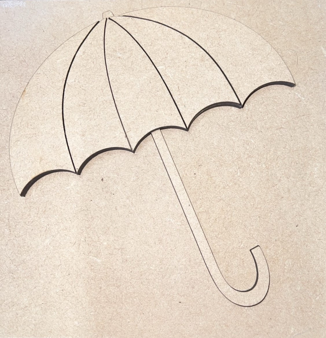 DIY 6"X6" Umbrella Sign