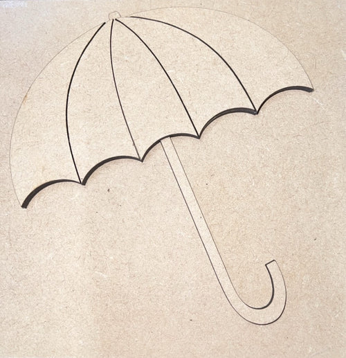 DIY 6"X6" Umbrella Sign