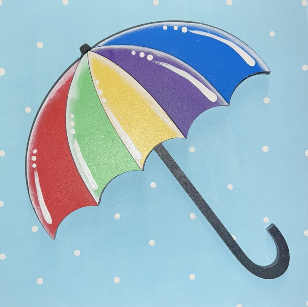 DIY 6"X6" Umbrella Sign