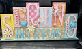DIY Spring Has Sprung Shelf Sign