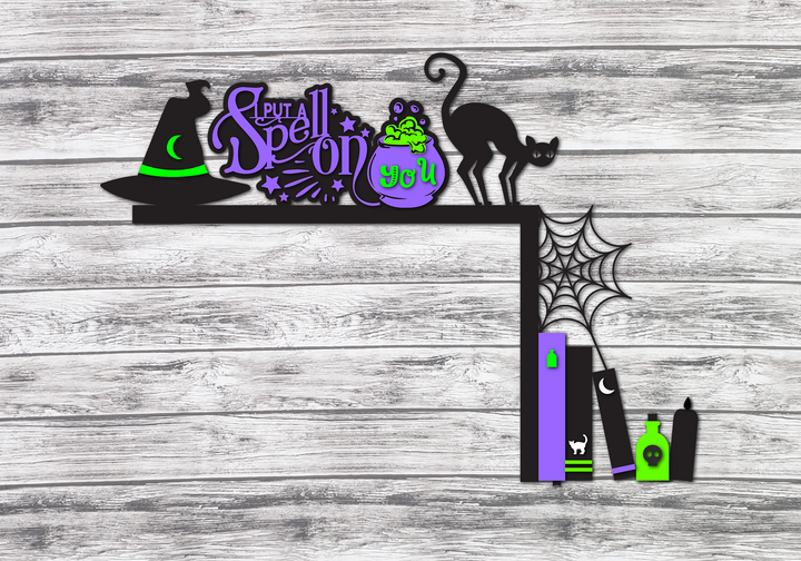 I Put a Spell On You Door Corner - Finished