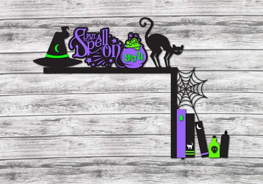 I Put a Spell On You Door Corner - Finished
