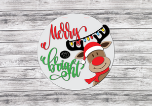 Merry and Bright Reindeer - Finished