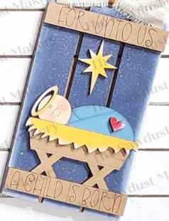 DIY Nativity Pallet Ornament Kit #2