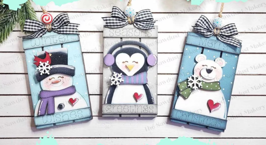 DIY Pallet Ornament Kit 1