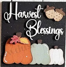Harvest Blessings 6x6 sq
