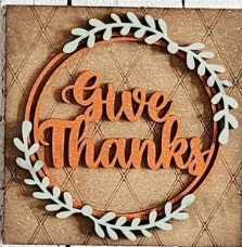 Thankful Grateful Blessed 6x6 sq