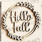 Hello Fall Wreath 6x6 sq