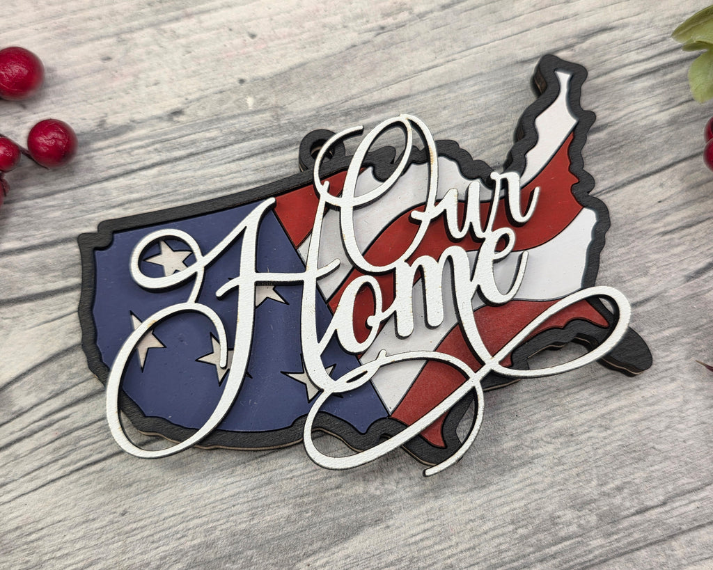 USA Magnet Collection DIY Wood Only
